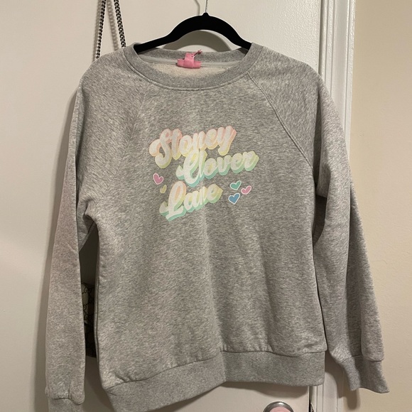 NWT Stoney Clover Lane grey sweatshirt Small - Picture 7 of 7